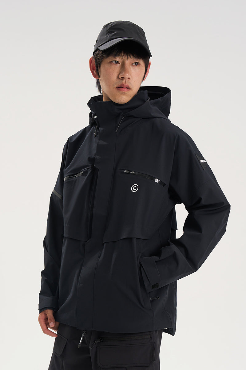 Forest Unisex Windbreaker Jacket - Velora