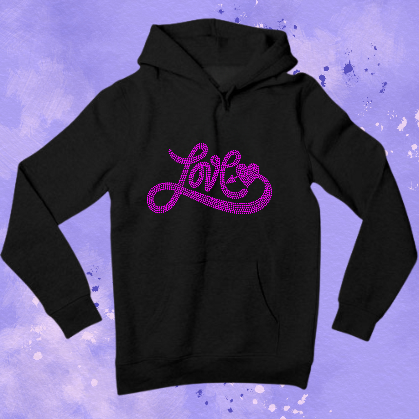 Love in Pink Rhinestone Shirt – Valentine Sparkle Bling Tee | Blingdazzel