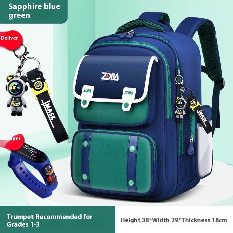 Elementary School Spine Protection Backpack Water resistant School bag - Velora