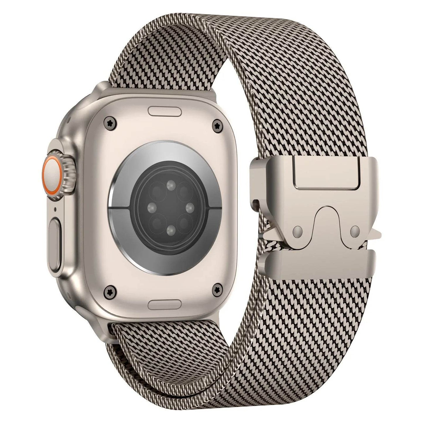 24mm Milan Titanium Watch Strap Suitable For Apple iwatch Smartwatch - Velora