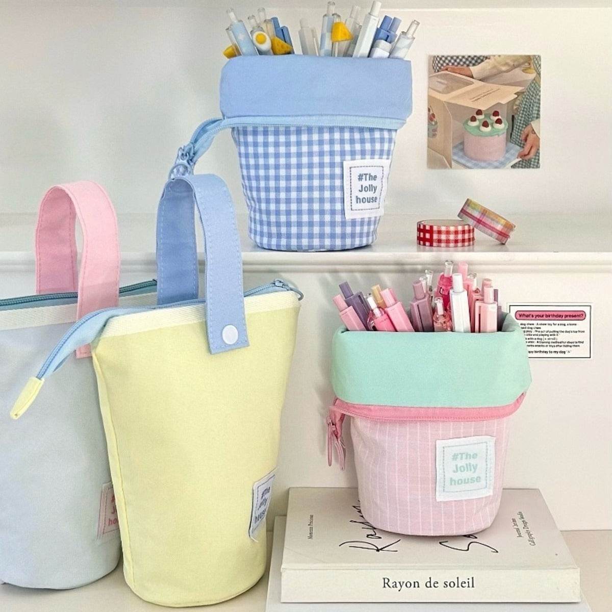 Stationery storage bag - Foldable Compartment - Large Capacity - Velora
