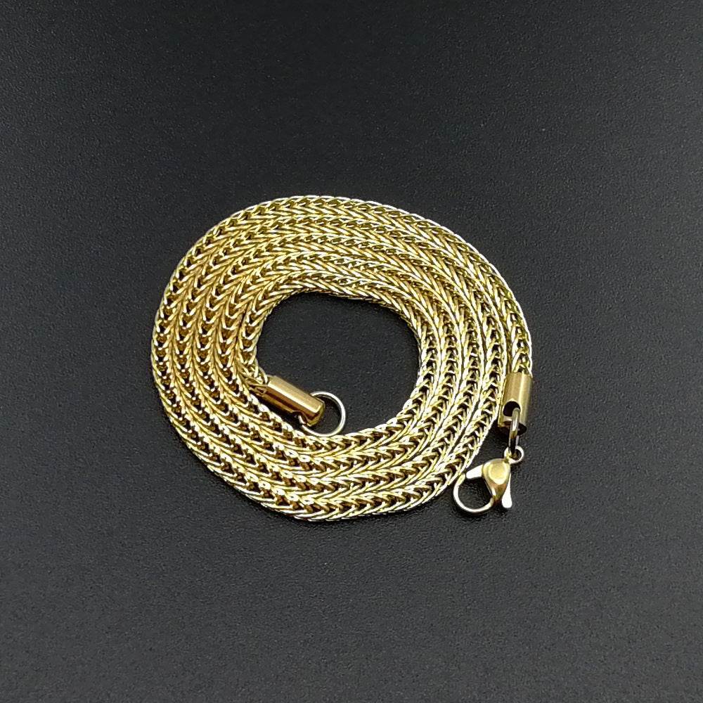 Vacuum Electroplating Stainless Steel Chain Necklace For Men And Women - Velora