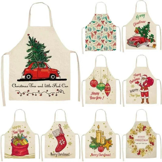 Personalized Christmas Aprons gifts idea for chefs bakers - Velora