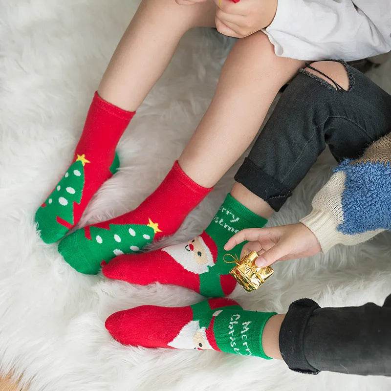 Children's Fashion Simple Mid-calf Christmas Stockings - Velora