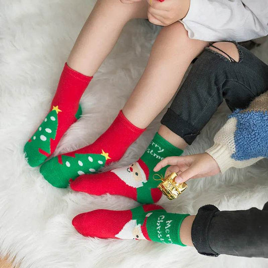 Children's Fashion Simple Mid-calf Christmas Stockings - Velora