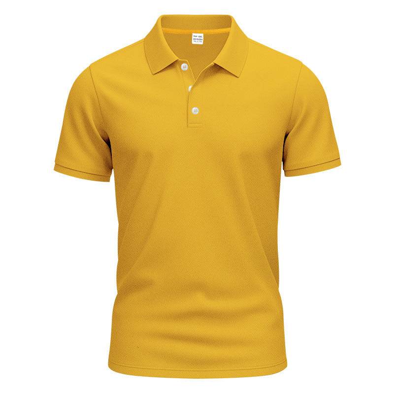 Men's Gentleman Loose Breathable Lapels Short Sleeve - Velora