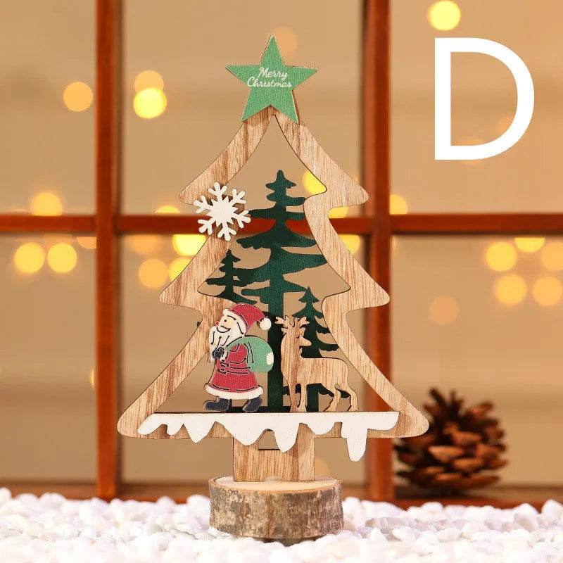 Christmas Day Wooden Bar Decoration Decorations - Velora