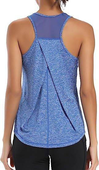 Mesh Yoga Sports Running Vest Sleeveless Workout Tank top women - Velora