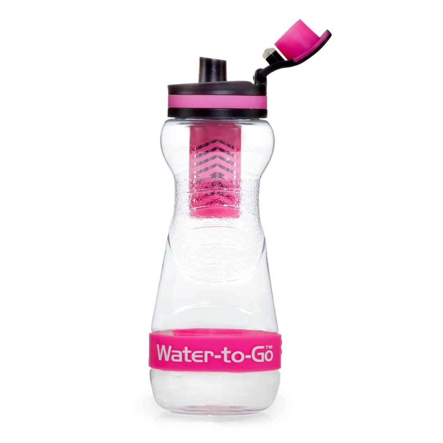 WatertoGo 50cL Water Purification Filter Bottle Removes Contaminants by 99.9% - Velora