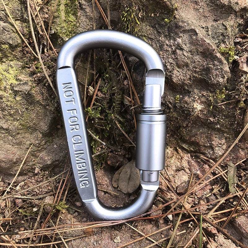 No. 8 Carabiner D Type Bold 8CM Aluminum Alloy - Velora