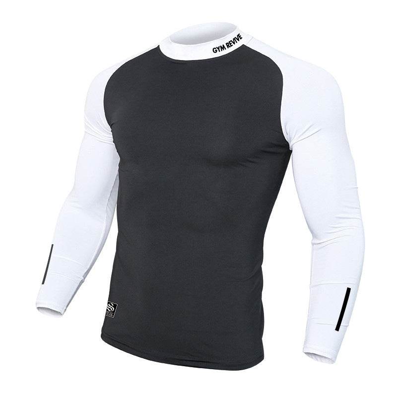 Muscle fit Long sleeve Gym shirt Sports Leisure Top for men - Velora