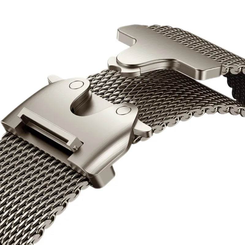 Fashion Titanium Parachute Buckle Milanis Watch Strap - Velora