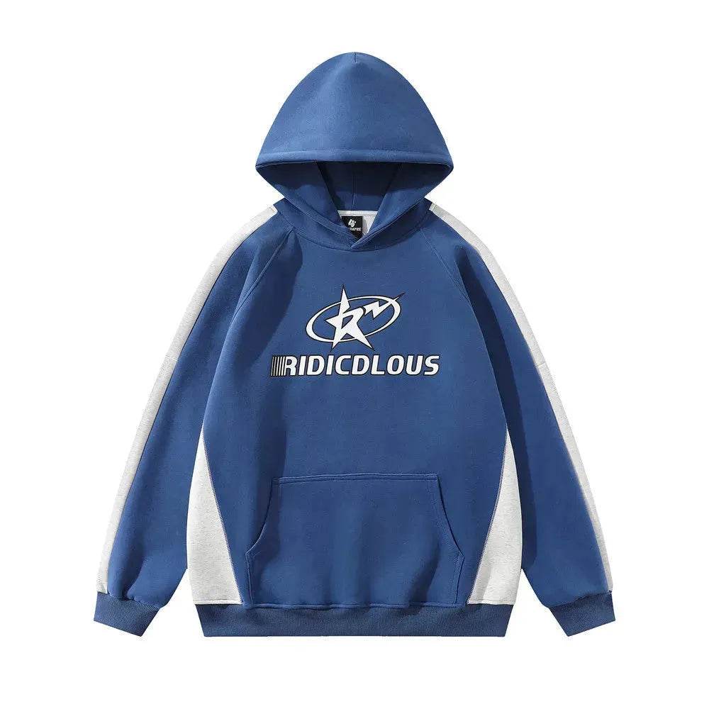 Fall American star Printed Hoodie Sweatshirt Pullover High Street Fashion - Velora