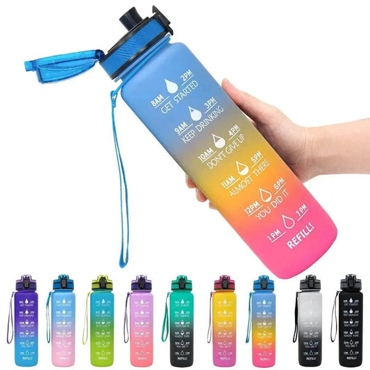 1L Tritan Hydrated Water Bottle for Sport Fitness - Velora