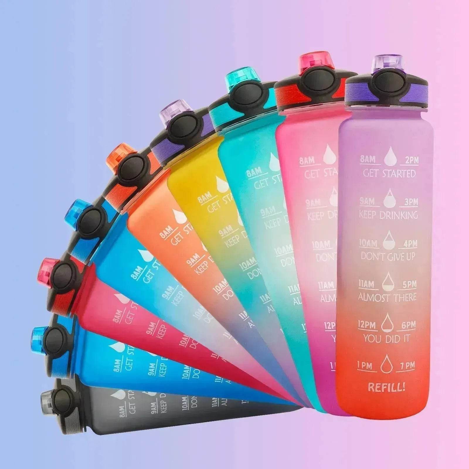 1L Tritan Hydrated Water Bottle for Sport Fitness - Velora