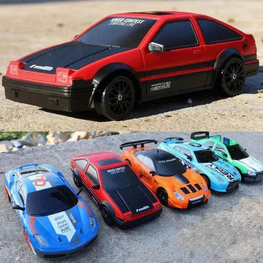 2.4G Drift Rc Car 4WD RC Drift Car Toy Remote Control GTR Model AE86 Vehicle Car RC Racing Car Toy For Children Christmas Gifts - Velora