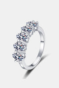 2.5 Carat Moissanite 925 Sterling Silver Ring - Velora Luxury Fashion