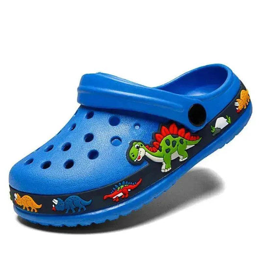 2-6y Kids Summer Boys Girls Sandals Flat Heel Cartoon Soft Bottom Beach Slippers Children Garden Shoes - Velora