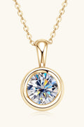 2 Carat Moissanite 925 Sterling Silver Necklace - Velora Luxury Fashion