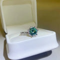2 Carat Moissanite 925 Sterling Silver Ring - Velora Luxury Fashion