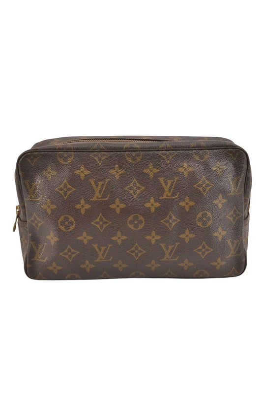 Louis Vuitton Monogram Trousse Toilette 28 Clutch Hand Bag M47522 LV 6922K - Velora