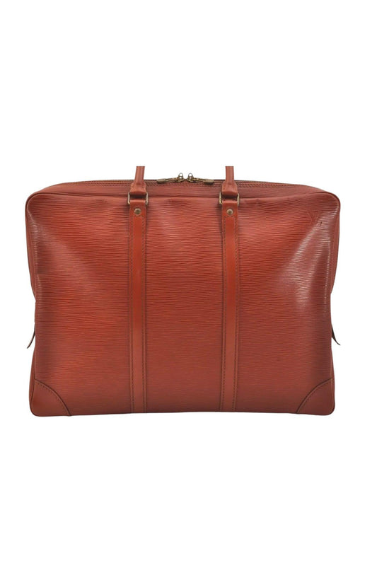 Louis Vuitton Epi Porte Documents Voyage Briefcase M54473 Brown 6978K - Velora
