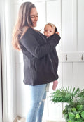 2-in-1 Fleece Baby Carrying Hoodie - Velora Luxury Fashion