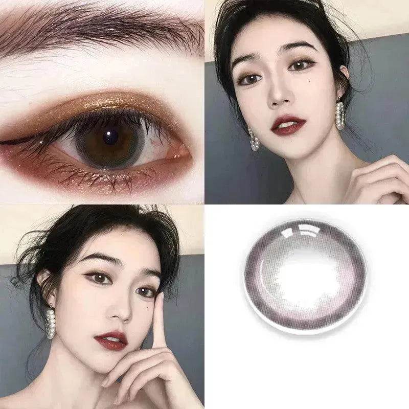 2 pieces Annual throw Russian girl blue color contacts lenses - Velora