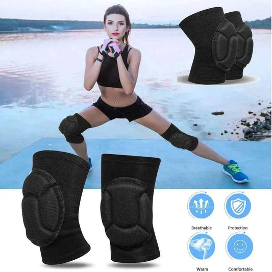 2 x Professional Knee Pads Leg Protector For Sport Work Flooring Construction - Velora