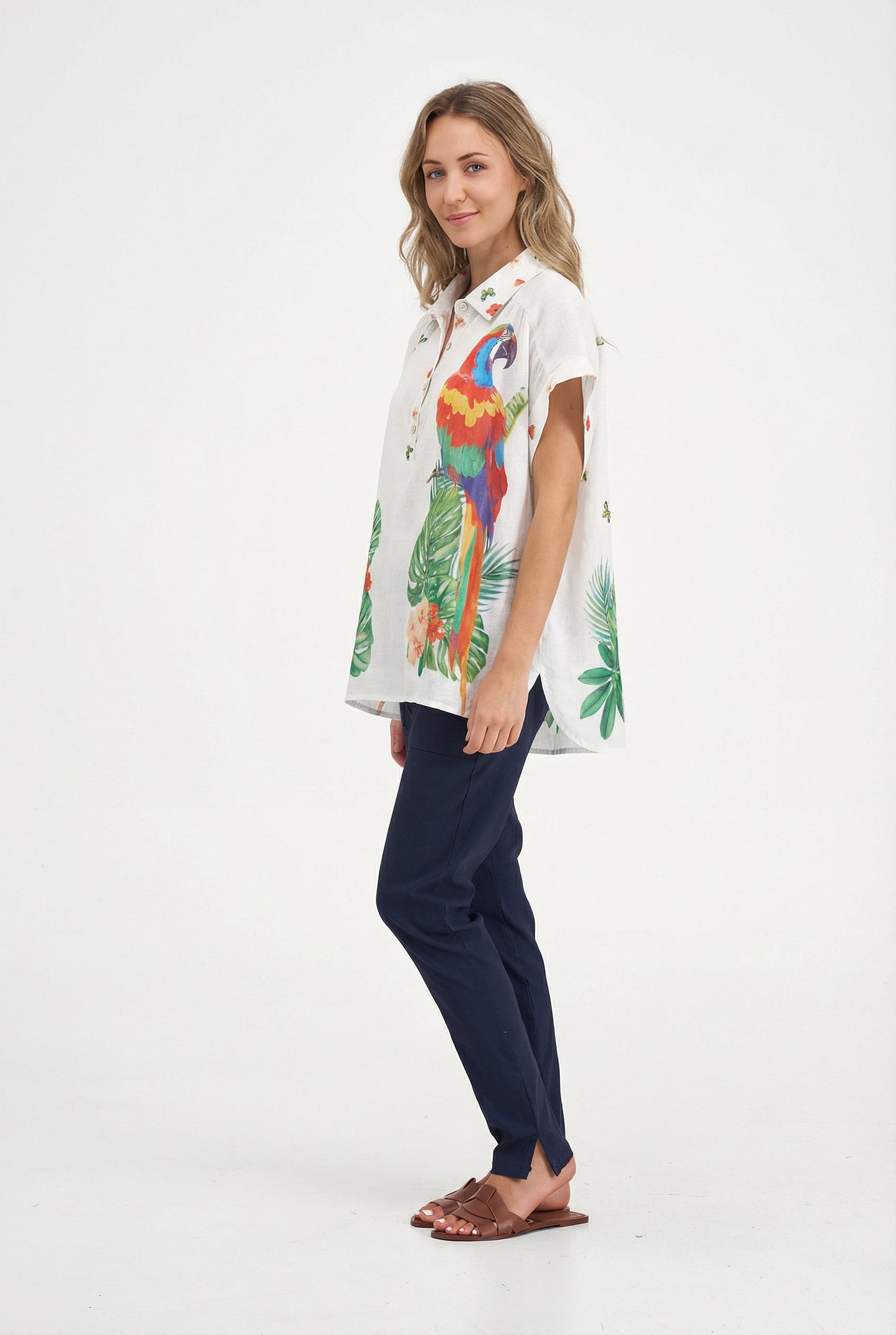 Women's Woven Tunic Top
