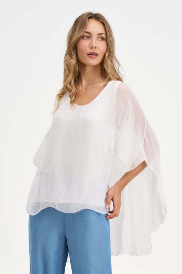 Women's Woven Tunic Top