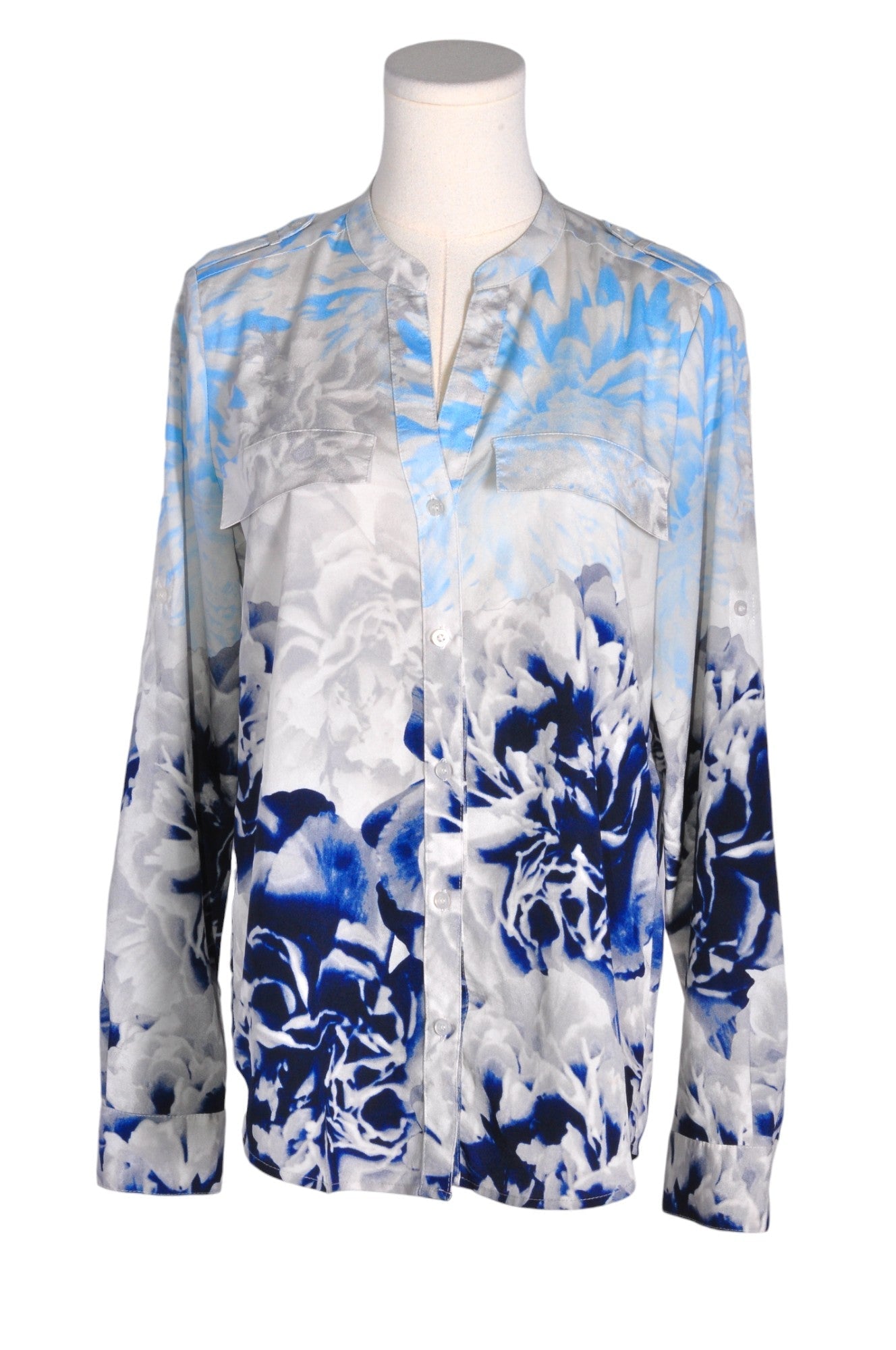 CALVIN KLEIN Women Button Down Tops Regular fit in Blue - S