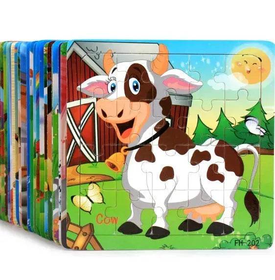 Wooden jigsaw puzzle toy - Velora