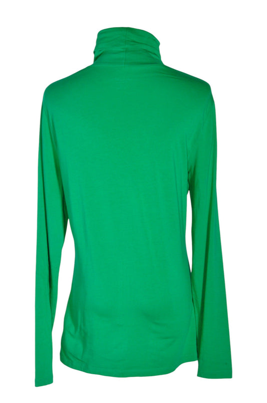 LAND'S END Women Turtleneck Tops Regular fit in Green - S - Velora