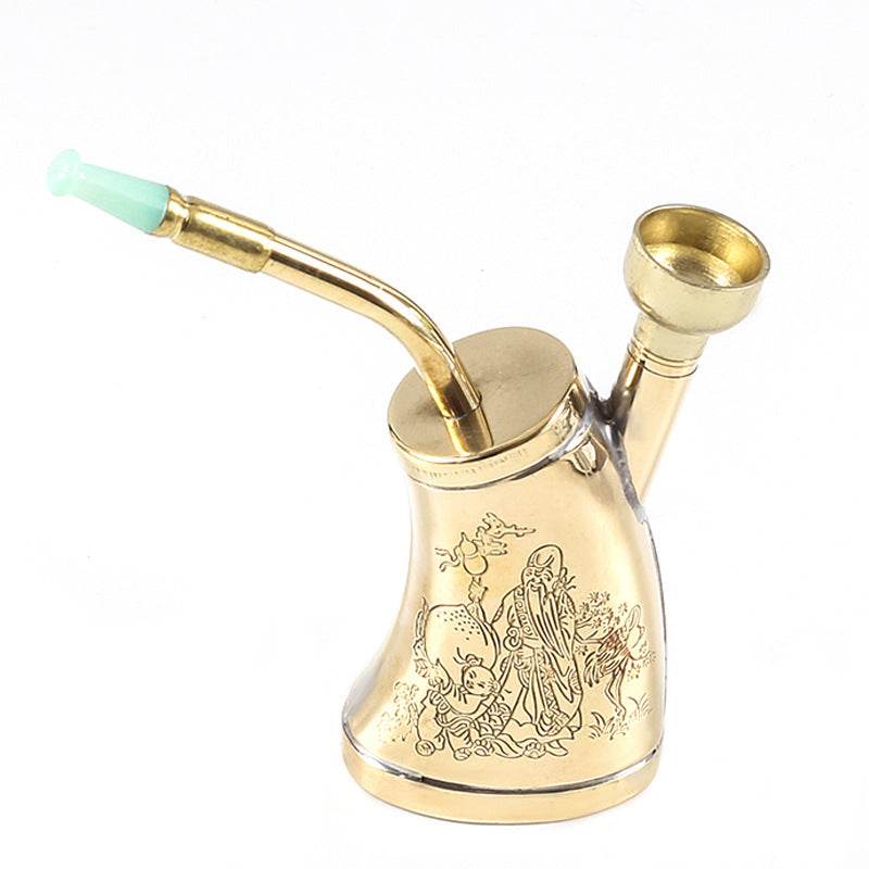 Hookah Can Be Held In Hand With Dual-use Pure Copper - Velora