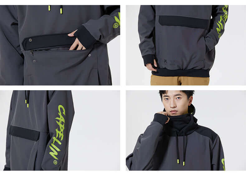 Bruin Men's Snow Hoodie - Velora