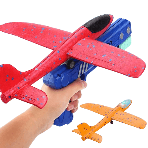 2024 Foam Plane Launcher Gun Toy - Outdoor Catapult Airplane for Kids - Velora Luxury Fashion