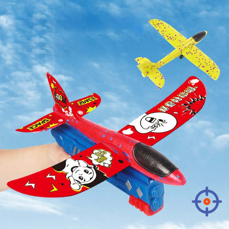 2024 Foam Plane Launcher Gun Toy - Outdoor Catapult Airplane for Kids - Velora Luxury Fashion