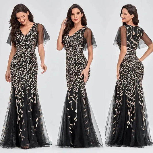 2025 New Spring And Summer Cross-border Elegant Women's Dress - Velora