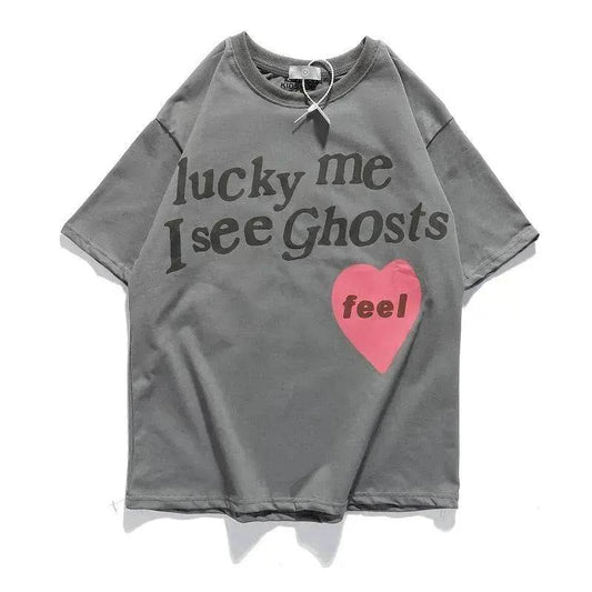 2025 Summer Printed Heavy Loose OVERSIZE Round Neck Short Sleeve Unisex T-shirt - Velora