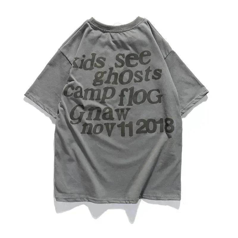 2025 Summer Printed Heavy Loose OVERSIZE Round Neck Short Sleeve Unisex T-shirt - Velora