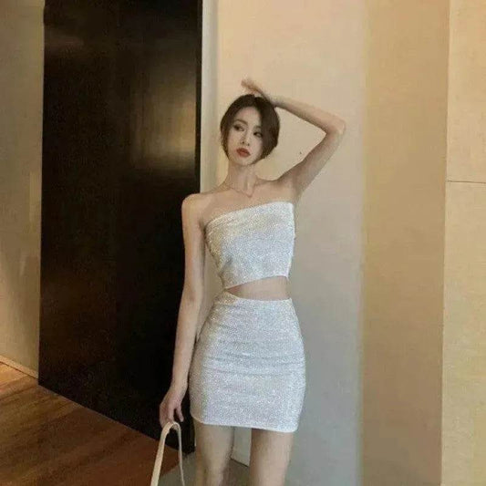 2025 Summer Two Piece Inner Wear Tube Top Suit - Velora