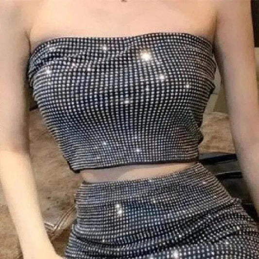 2025 Summer Two Piece Inner Wear Tube Top Suit - Velora