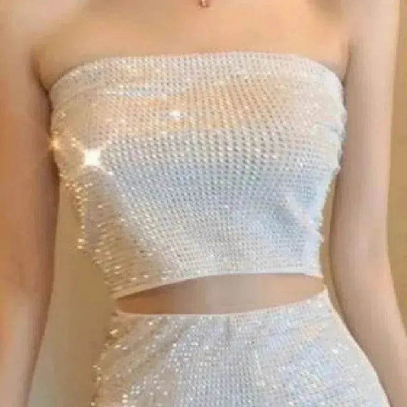 2025 Summer Two Piece Inner Wear Tube Top Suit - Velora