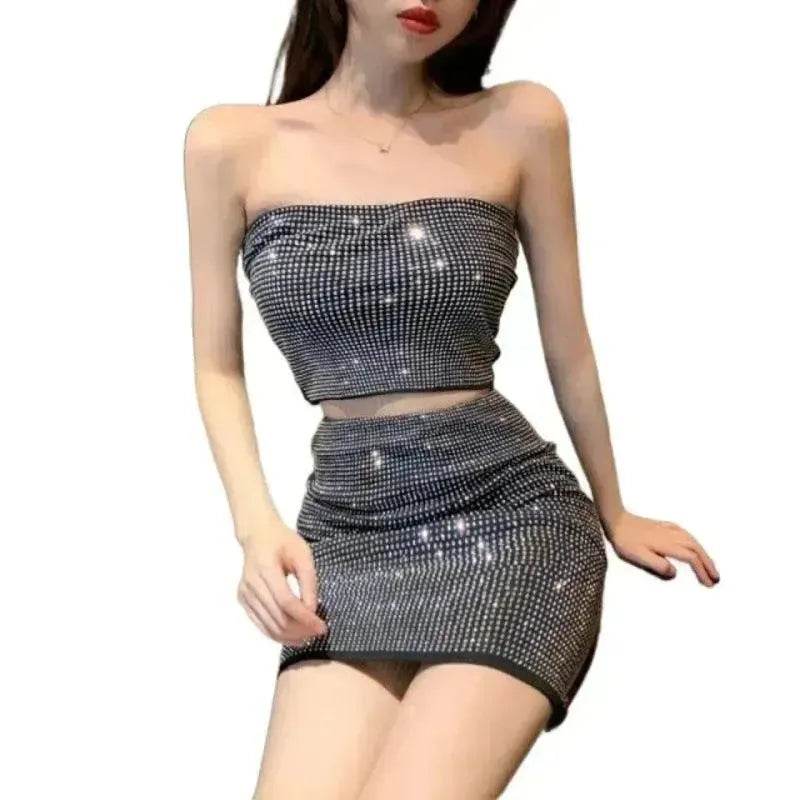 2025 Summer Two Piece Inner Wear Tube Top Suit - Velora