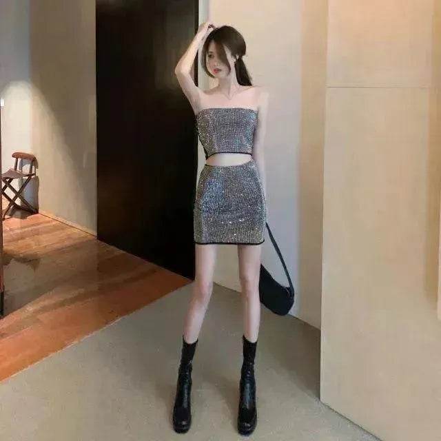 2025 Summer Two Piece Inner Wear Tube Top Suit - Velora
