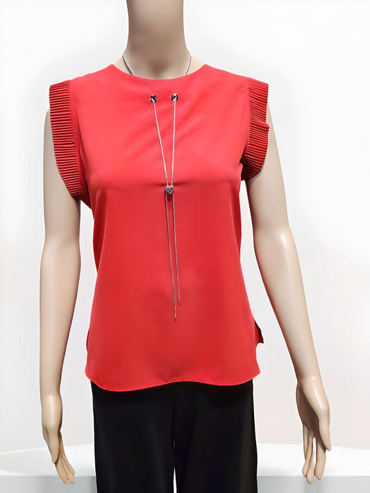 Sleeveless Top Neck Chain - Velora