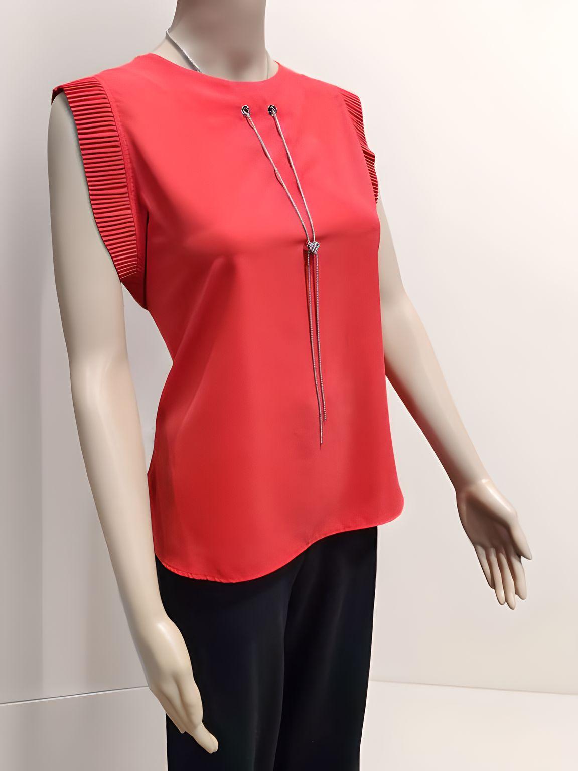 Sleeveless Top Neck Chain - Velora