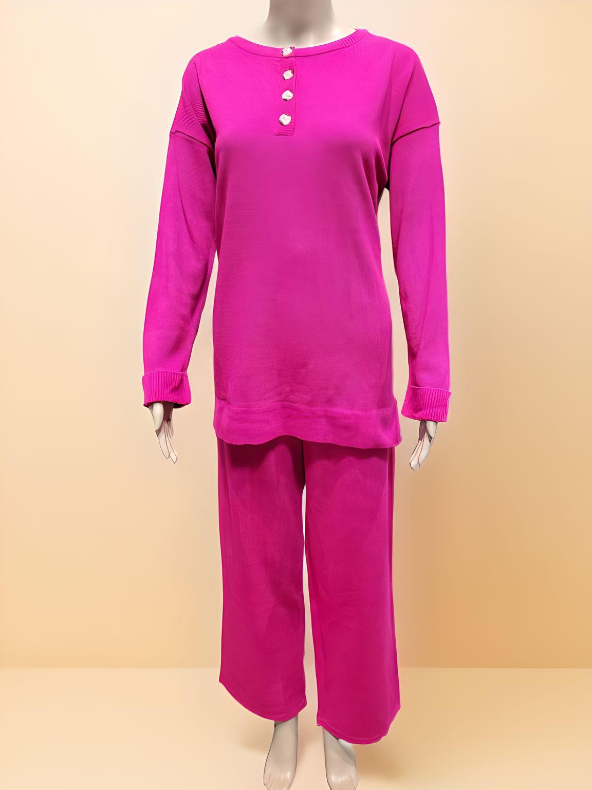 Buttoned 2-piece Co-ord Set - Velora