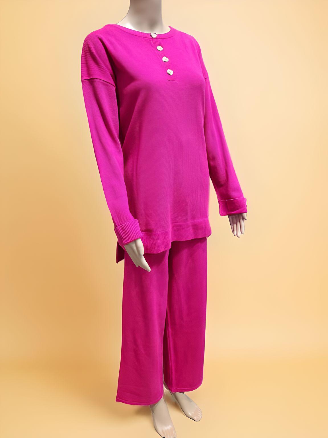 Buttoned 2-piece Co-ord Set - Velora